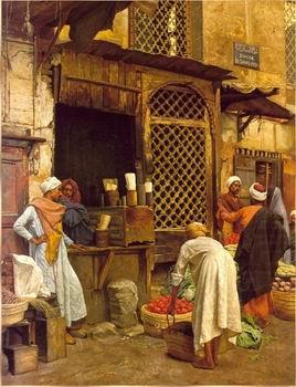 Arab or Arabic people and life. Orientalism oil paintings  489, unknow artist